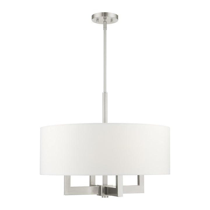 Livex Cresthaven 48786-91 Chandelier Light - Brushed Nickel