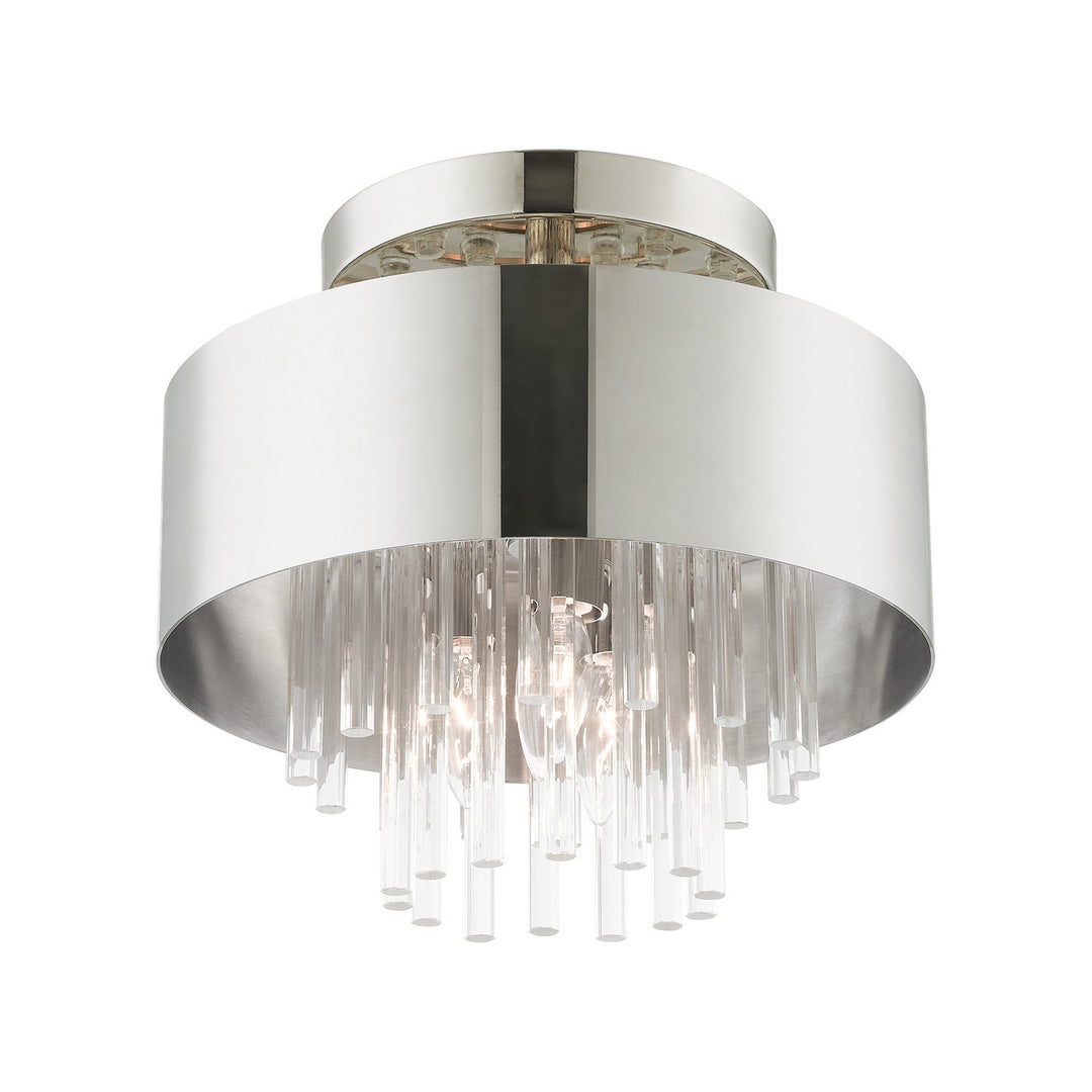 Livex Orenburg 48872-35 Ceiling Light - Polished Nickel