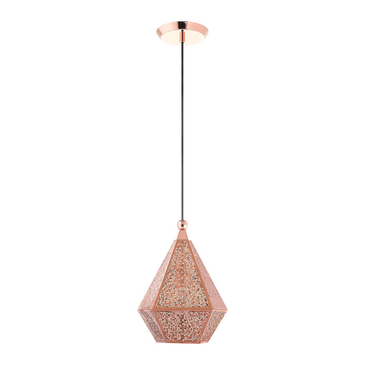 Livex Aberdeen 48921-86 Pendant Light - Rose Gold