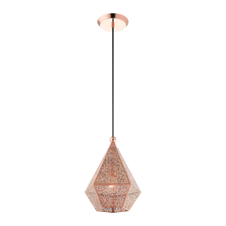 Livex Aberdeen 48921-86 Pendant Light - Rose Gold