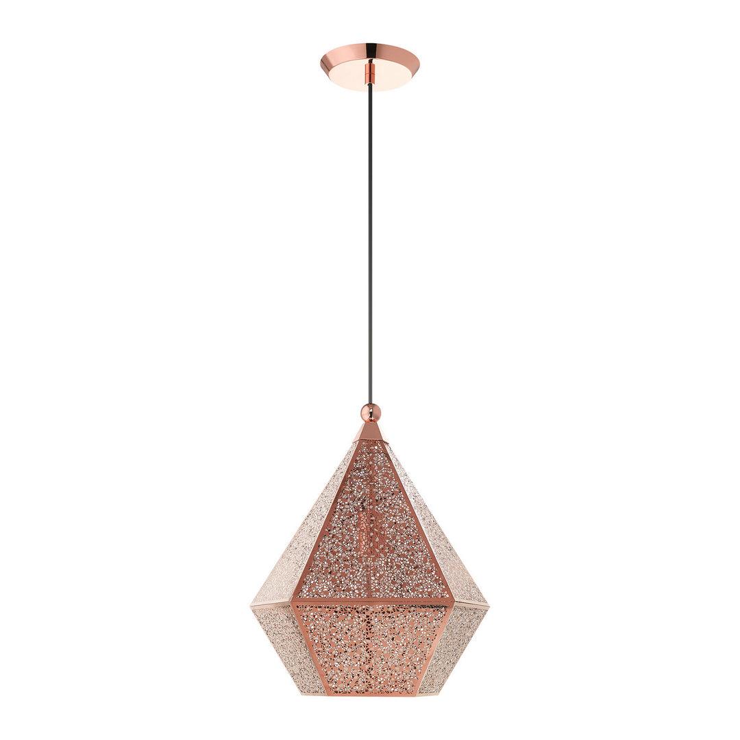 Livex Aberdeen 48923-86 Pendant Light - Rose Gold