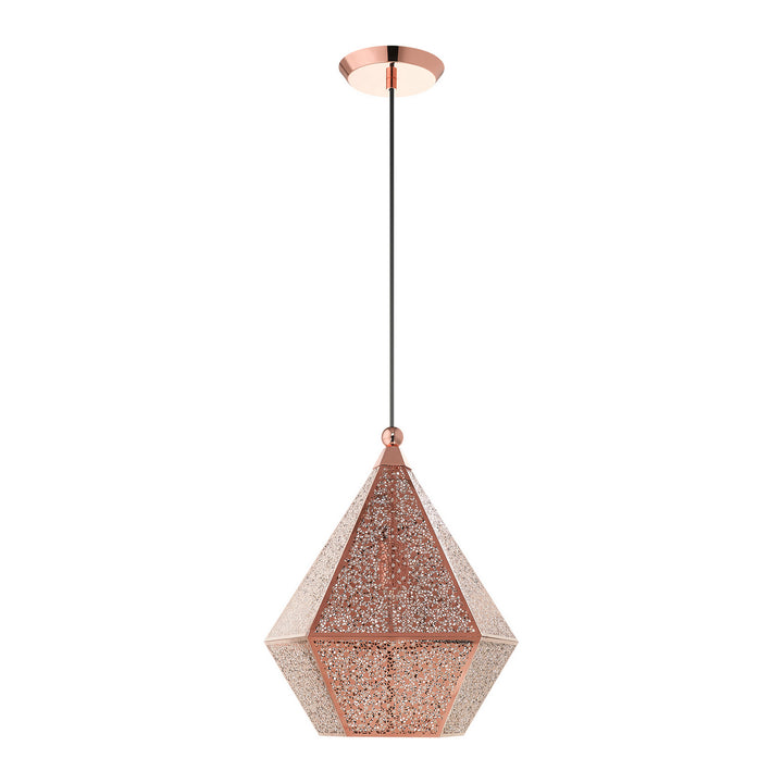 Livex Aberdeen 48923-86 Pendant Light - Rose Gold