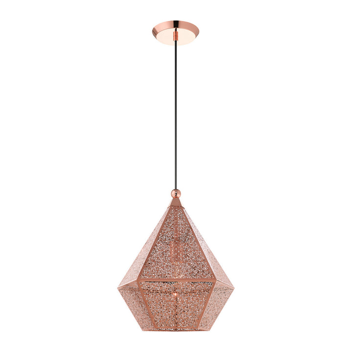 Livex Aberdeen 48923-86 Pendant Light - Rose Gold