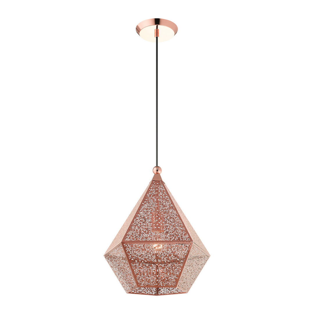 Livex Aberdeen 48923-86 Pendant Light - Rose Gold