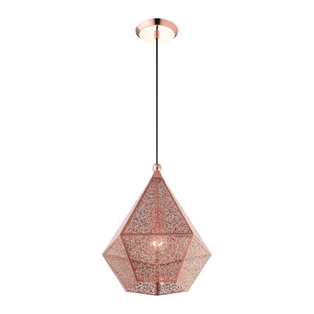 Livex Aberdeen 48923-86 Pendant Light - Rose Gold