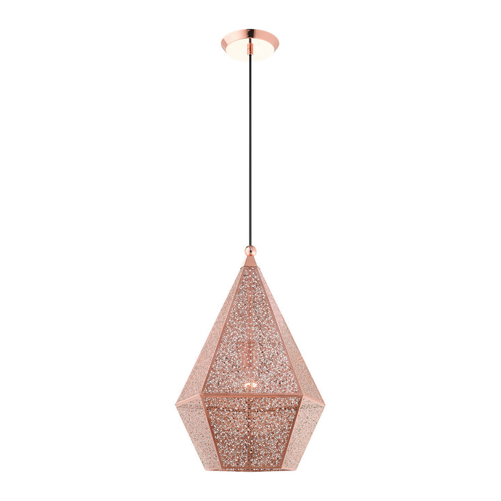 Livex Aberdeen 48924-86 Pendant Light - Rose Gold