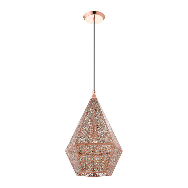 Livex Aberdeen 48924-86 Pendant Light - Rose Gold