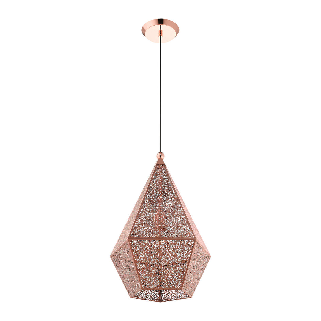 Livex Aberdeen 48924-86 Pendant Light - Rose Gold