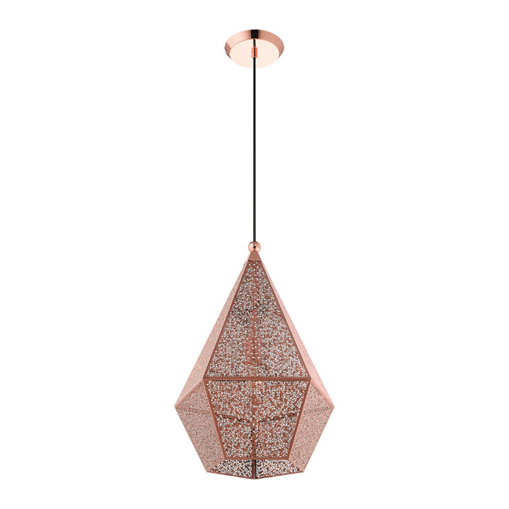 Livex Aberdeen 48924-86 Pendant Light - Rose Gold