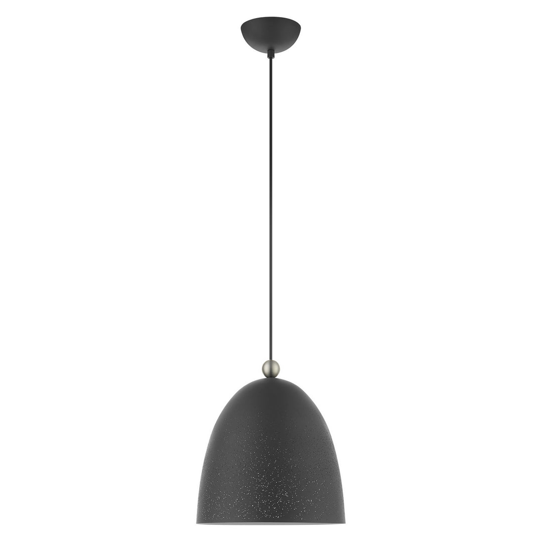 Livex Arlington 49109-76 Pendant Light - Scandinavian Gray w/ Brushed Nickels