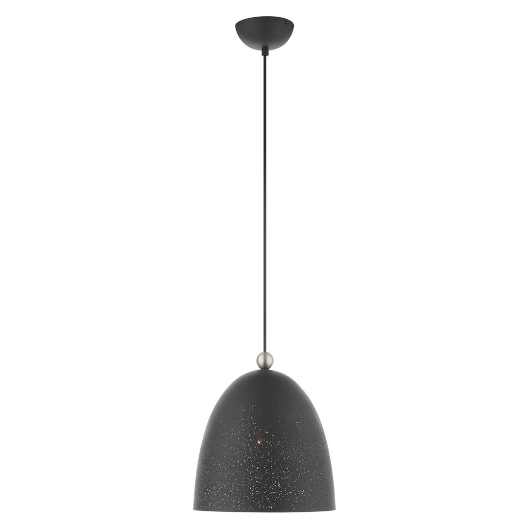 Livex Arlington 49109-76 Pendant Light - Scandinavian Gray w/ Brushed Nickels