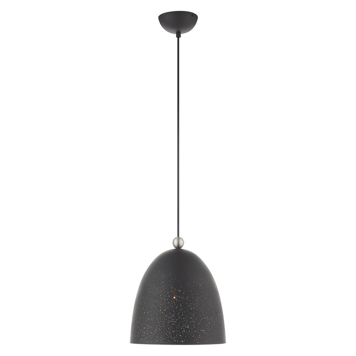 Livex Arlington 49109-76 Pendant Light - Scandinavian Gray w/ Brushed Nickels