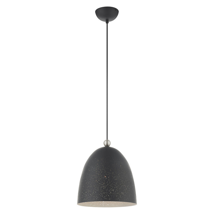 Livex Arlington 49109-76 Pendant Light - Scandinavian Gray w/ Brushed Nickels