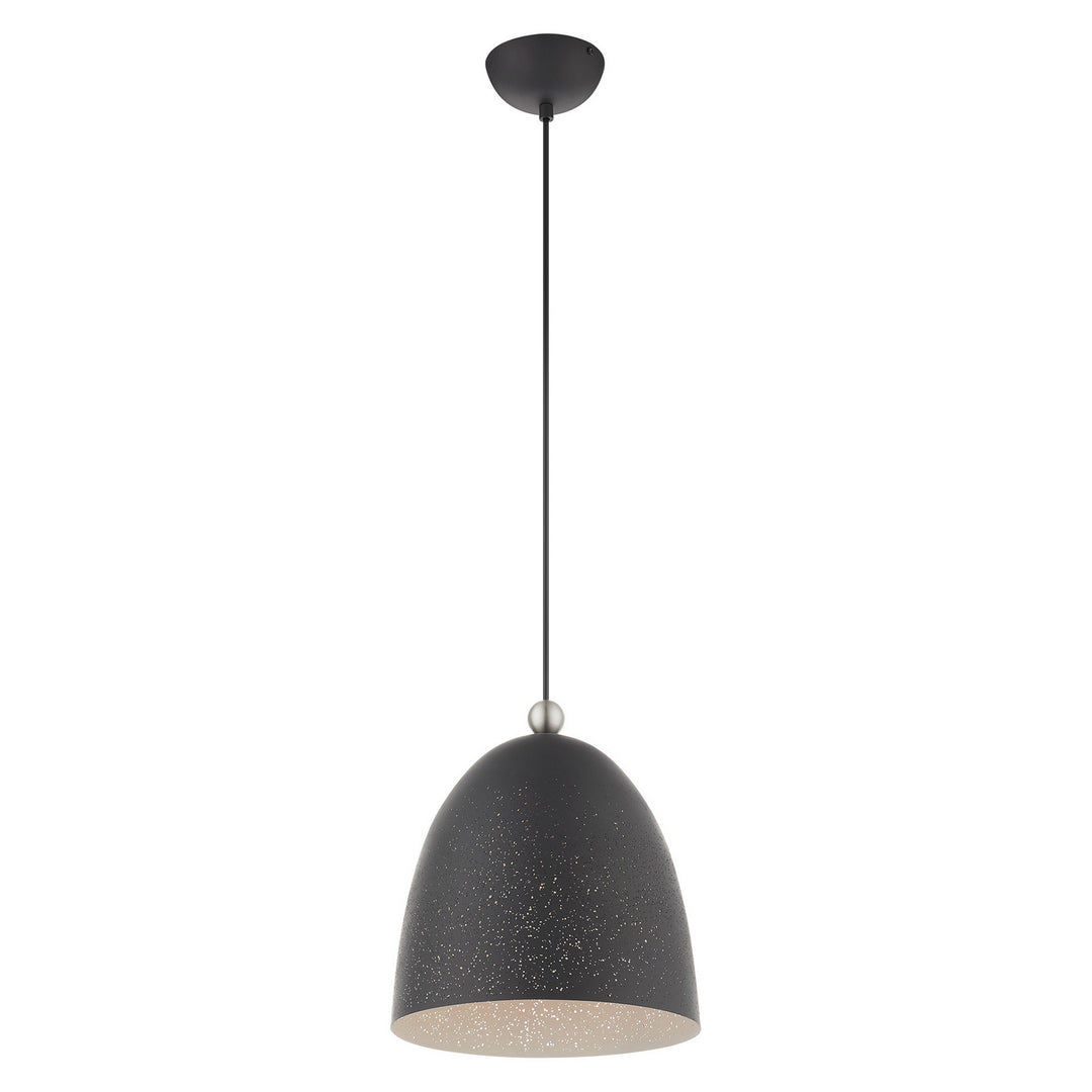 Livex Arlington 49109-76 Pendant Light - Scandinavian Gray w/ Brushed Nickels