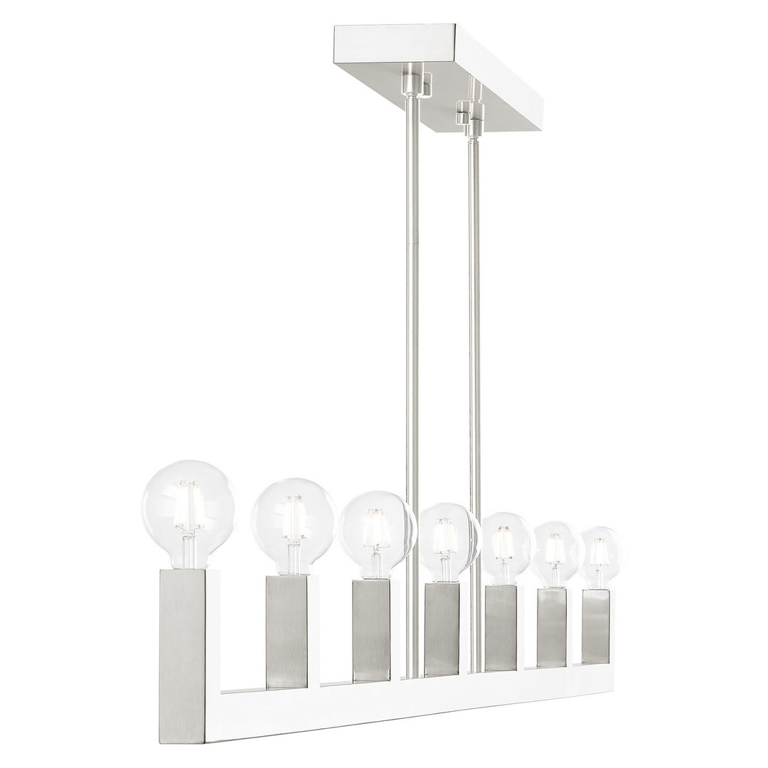 Livex Solna 49209-91 Pendant Light - Brushed Nickel