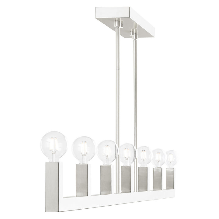 Livex Solna 49209-91 Pendant Light - Brushed Nickel