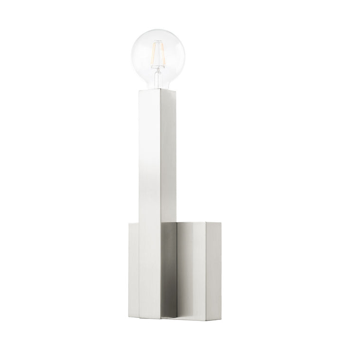 Livex Solna 49211-91 Wall Sconce Light - Brushed Nickel