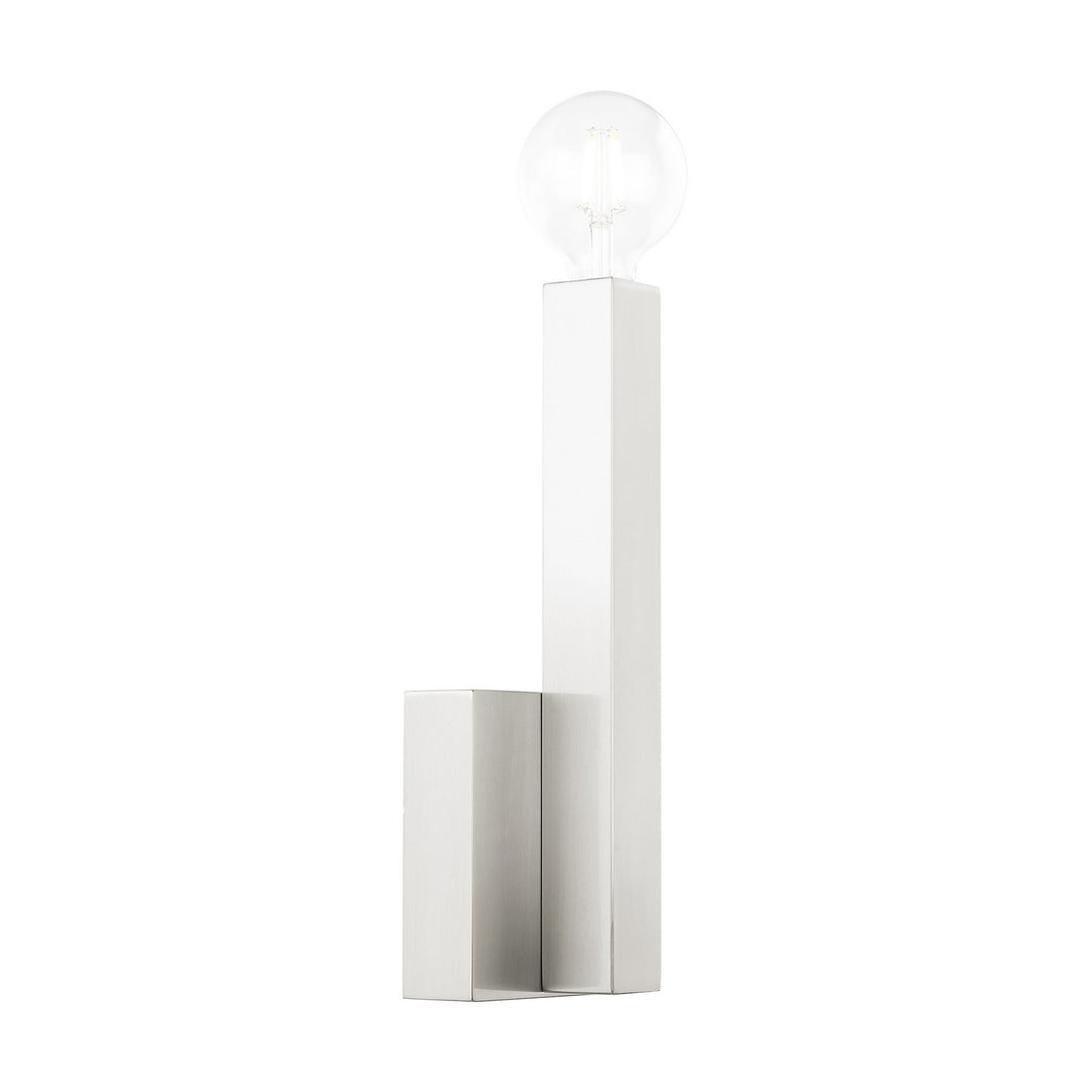 Livex Solna 49211-91 Wall Sconce Light - Brushed Nickel