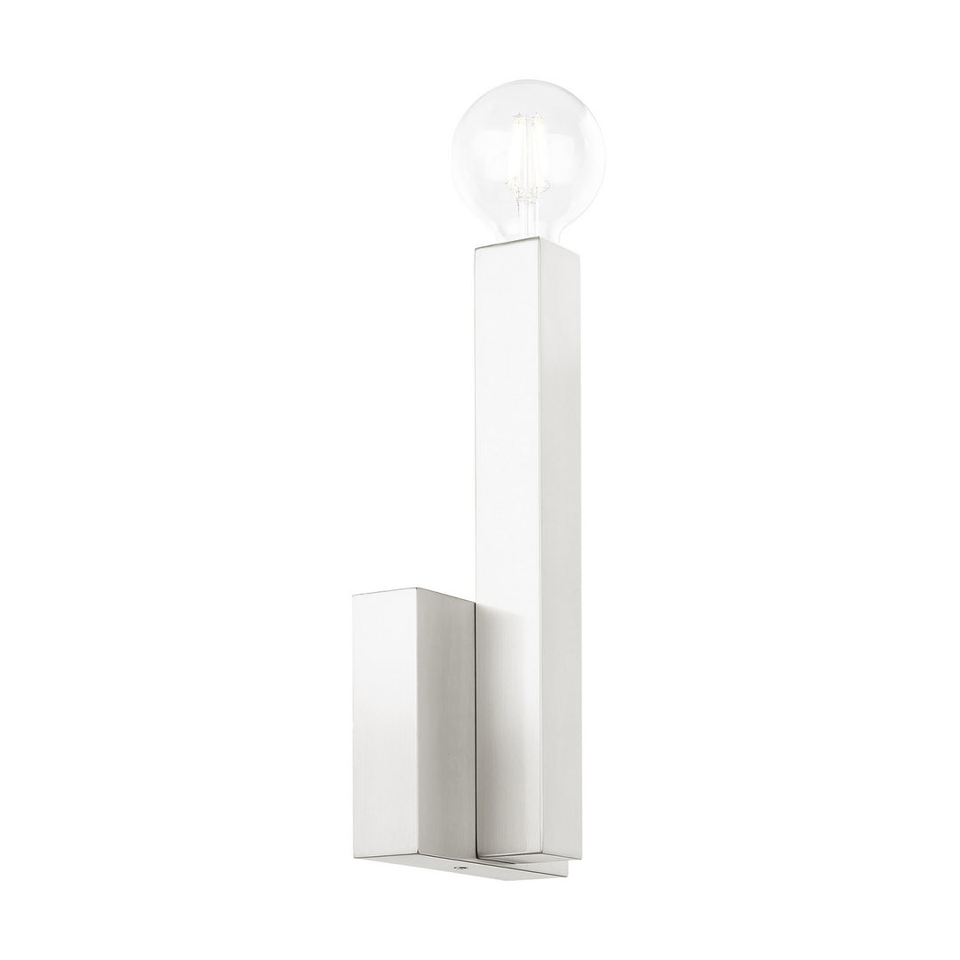 Livex Solna 49211-91 Wall Sconce Light - Brushed Nickel