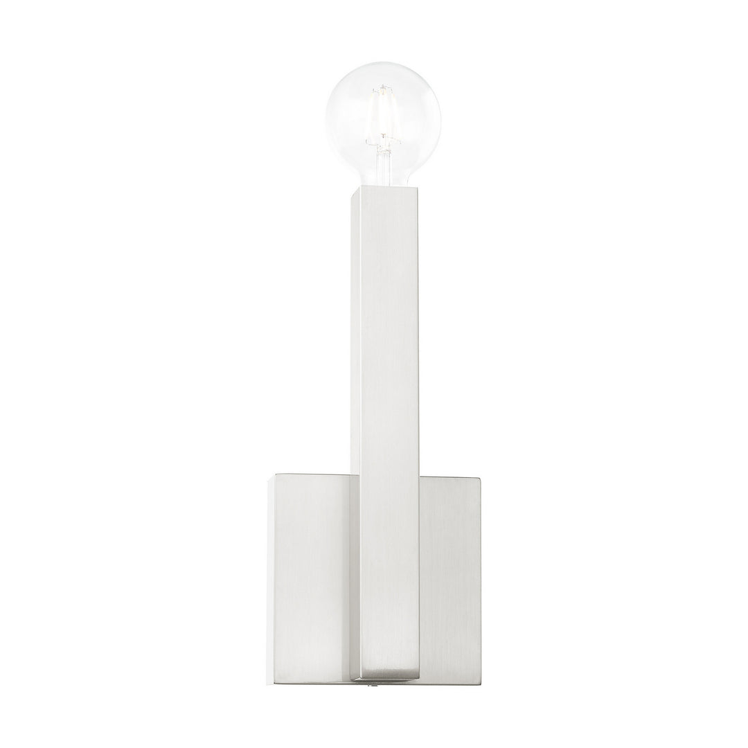Livex Solna 49211-91 Wall Sconce Light - Brushed Nickel