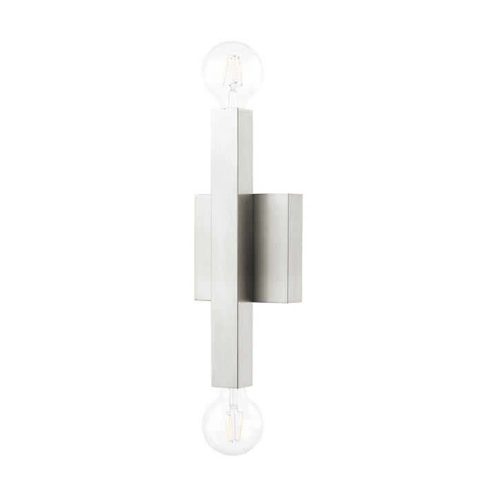 Livex Solna 49212-91 Wall Sconce Light - Brushed Nickel