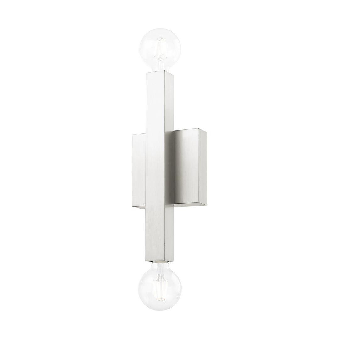 Livex Solna 49212-91 Wall Sconce Light - Brushed Nickel
