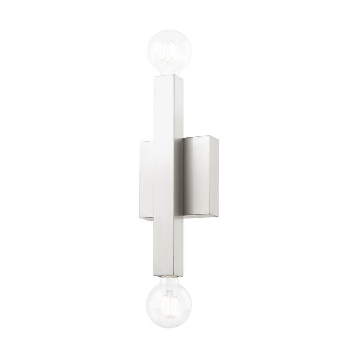 Livex Solna 49212-91 Wall Sconce Light - Brushed Nickel