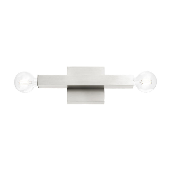 Livex Solna 49212-91 Wall Sconce Light - Brushed Nickel