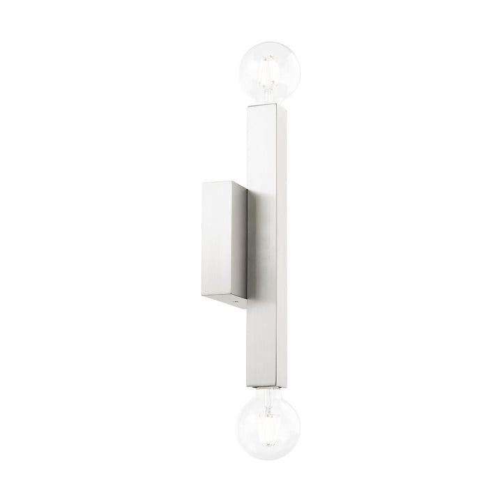 Livex Solna 49212-91 Wall Sconce Light - Brushed Nickel