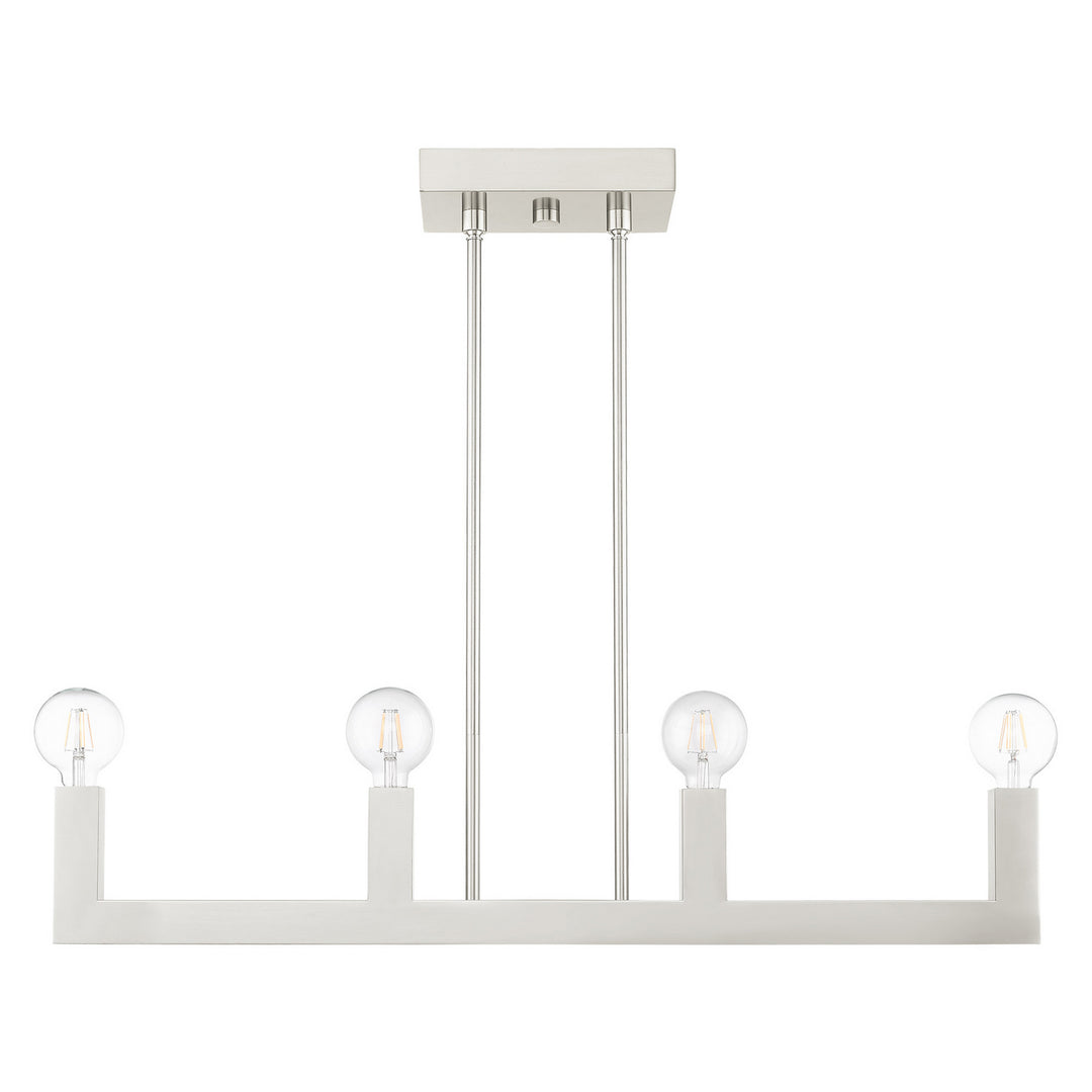 Livex Solna 49213-91 Pendant Light - Brushed Nickel