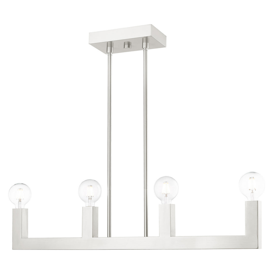Livex Solna 49213-91 Pendant Light - Brushed Nickel