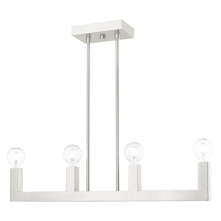 Livex Solna 49213-91 Pendant Light - Brushed Nickel