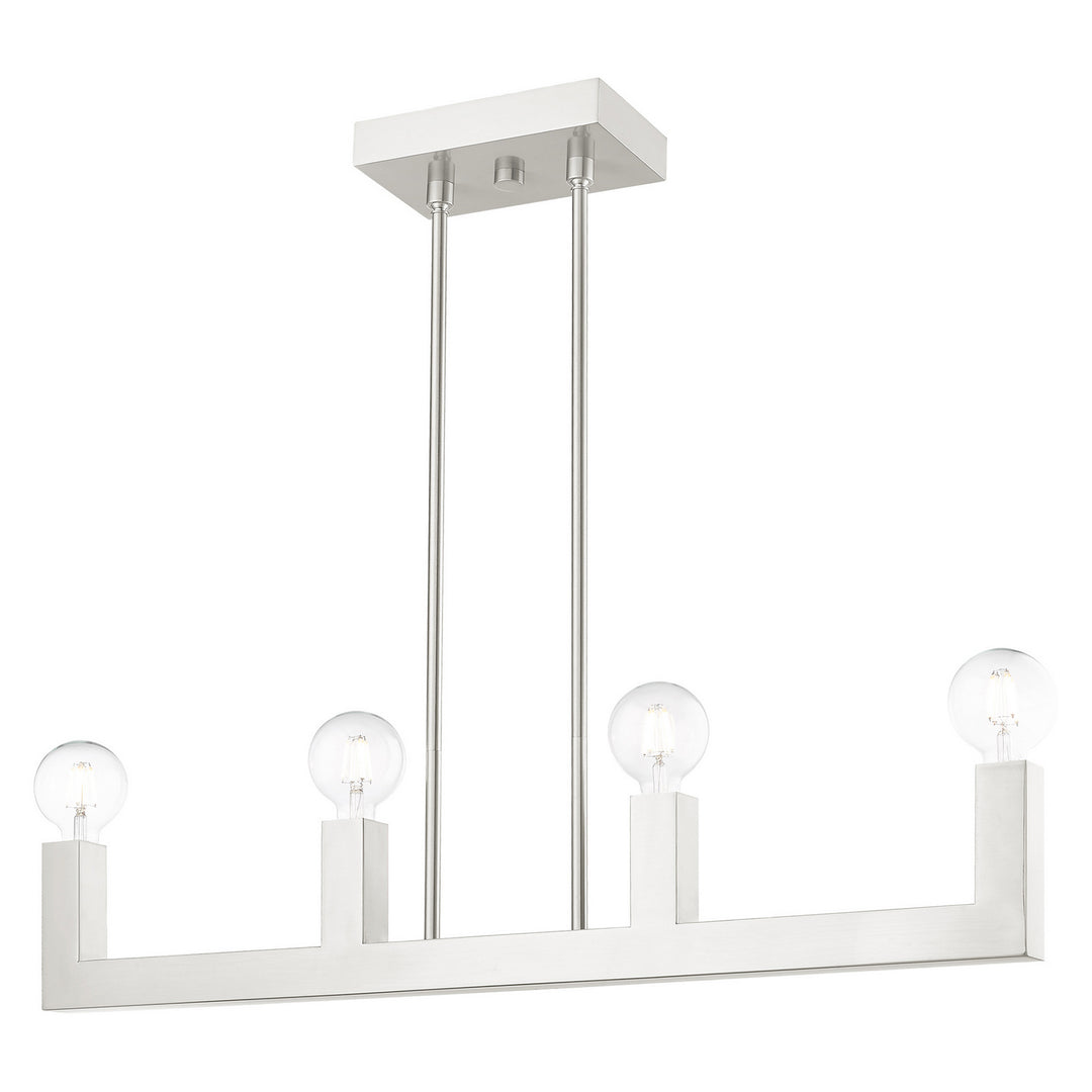 Livex Solna 49213-91 Pendant Light - Brushed Nickel