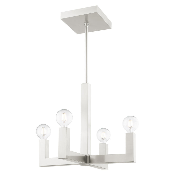 Livex Solna 49214-91 Chandelier Light - Brushed Nickel