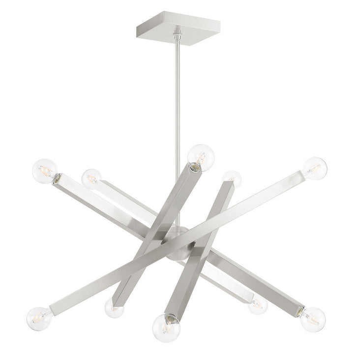Livex Solna 49227-91 Chandelier Light - Brushed Nickel