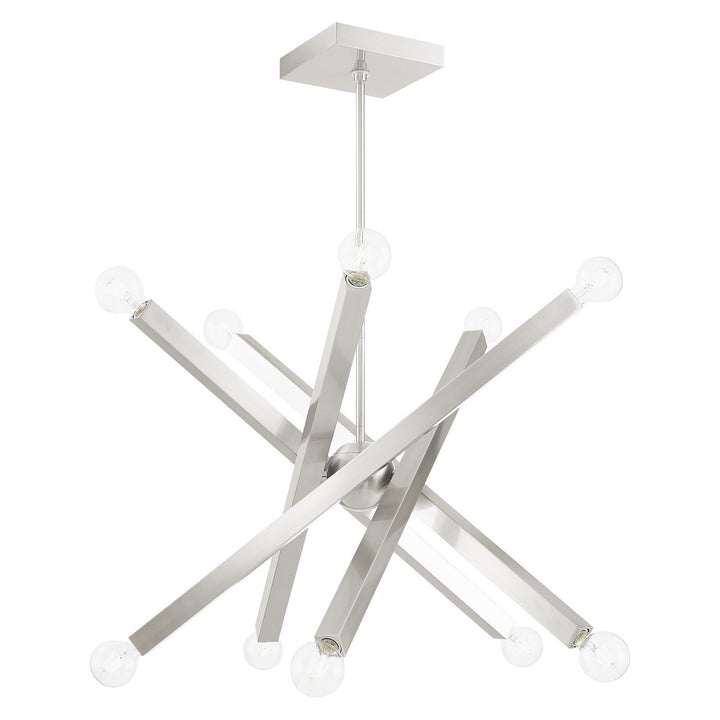 Livex Solna 49227-91 Chandelier Light - Brushed Nickel