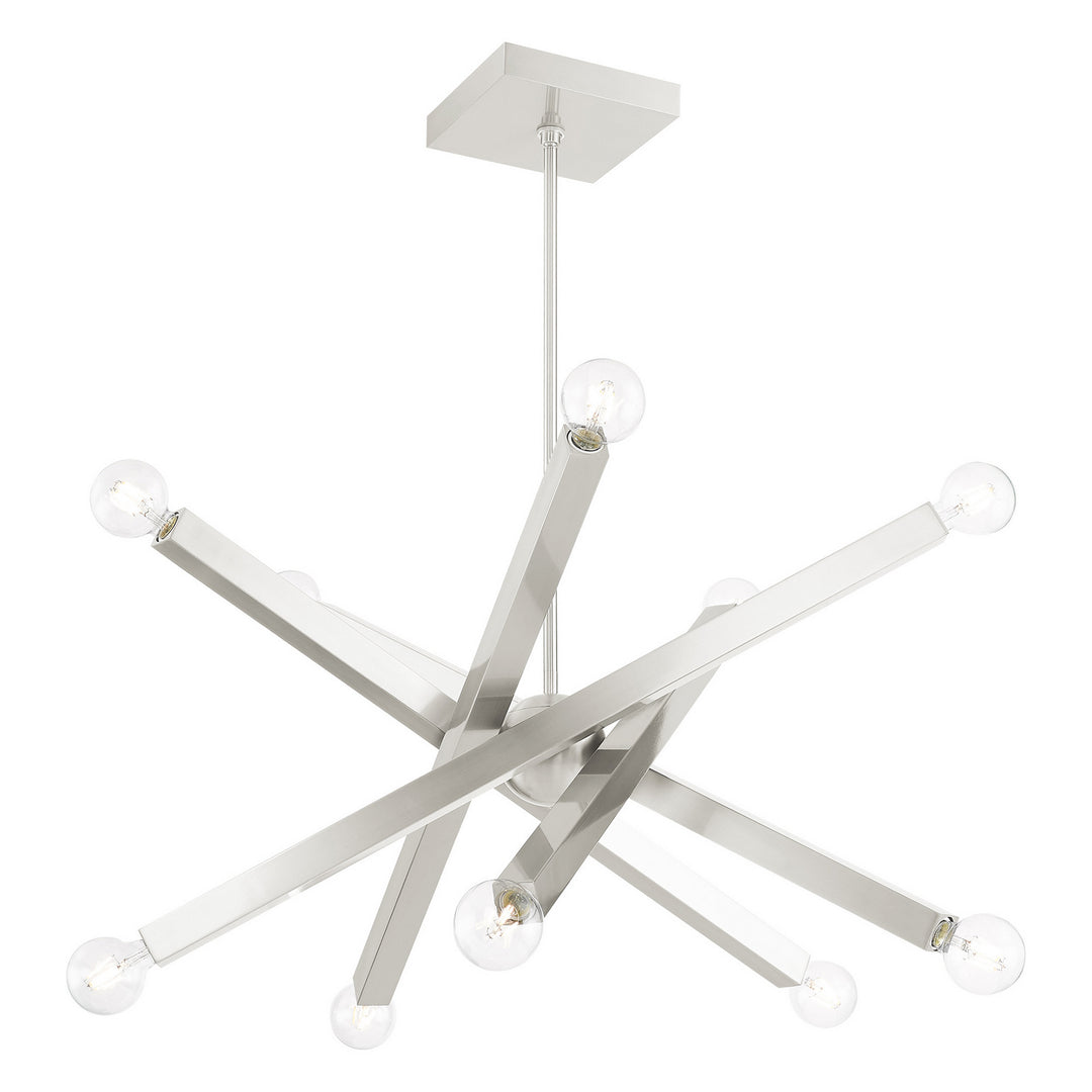 Livex Solna 49227-91 Chandelier Light - Brushed Nickel