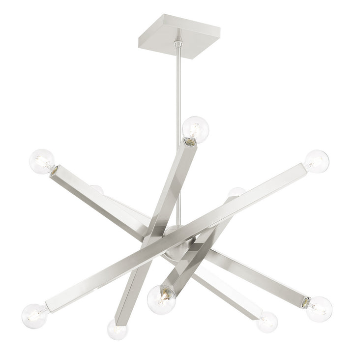 Livex Solna 49227-91 Chandelier Light - Brushed Nickel