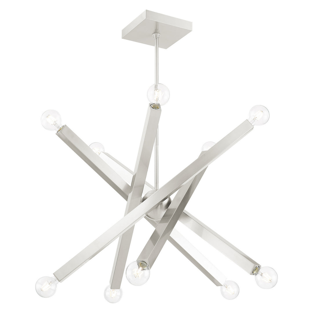 Livex Solna 49227-91 Chandelier Light - Brushed Nickel
