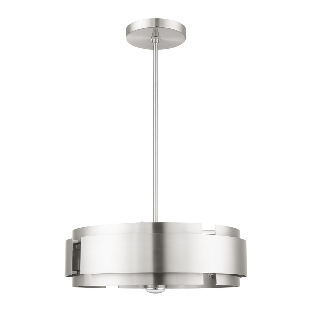 Livex Varick 49414-91 Pendant Light - Brushed Nickel
