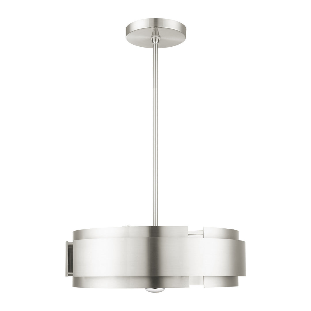 Livex Varick 49414-91 Pendant Light - Brushed Nickel