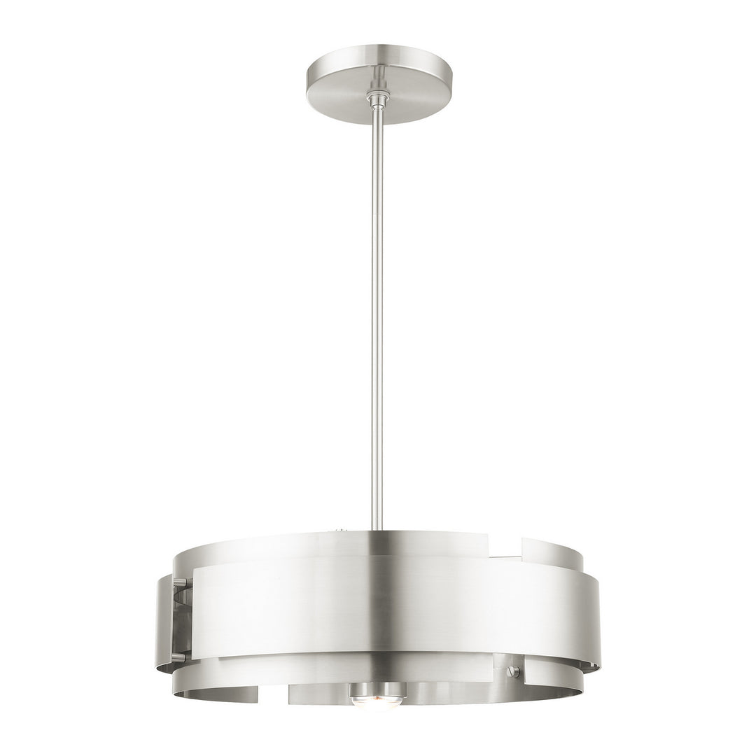 Livex Varick 49414-91 Pendant Light - Brushed Nickel