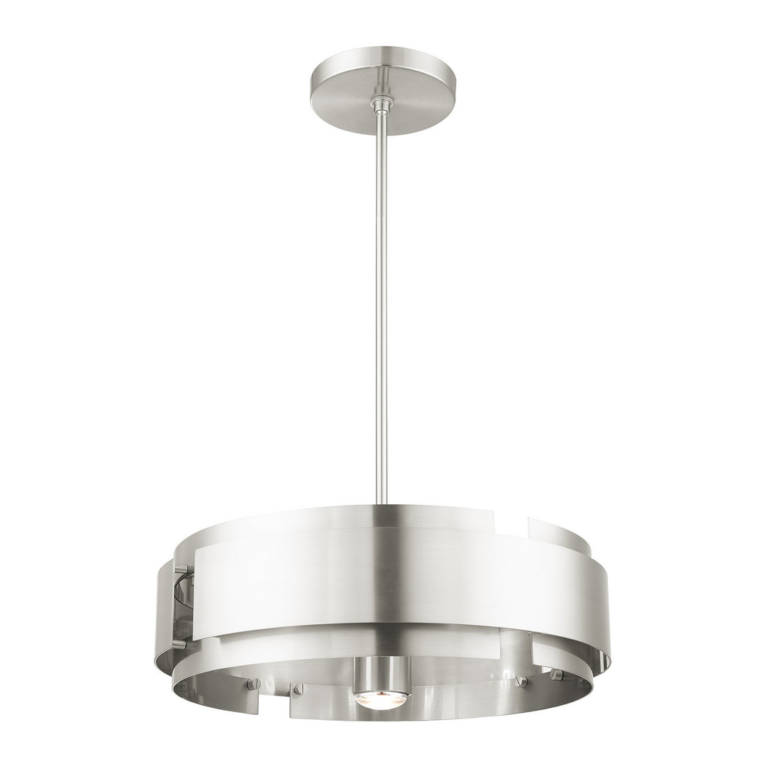 Livex Varick 49414-91 Pendant Light - Brushed Nickel