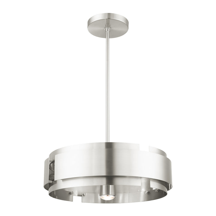 Livex Varick 49414-91 Pendant Light - Brushed Nickel