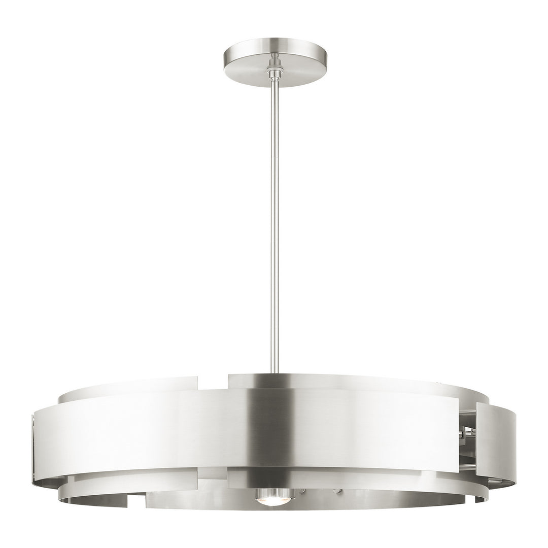 Livex Varick 49418-91 Pendant Light - Brushed Nickel