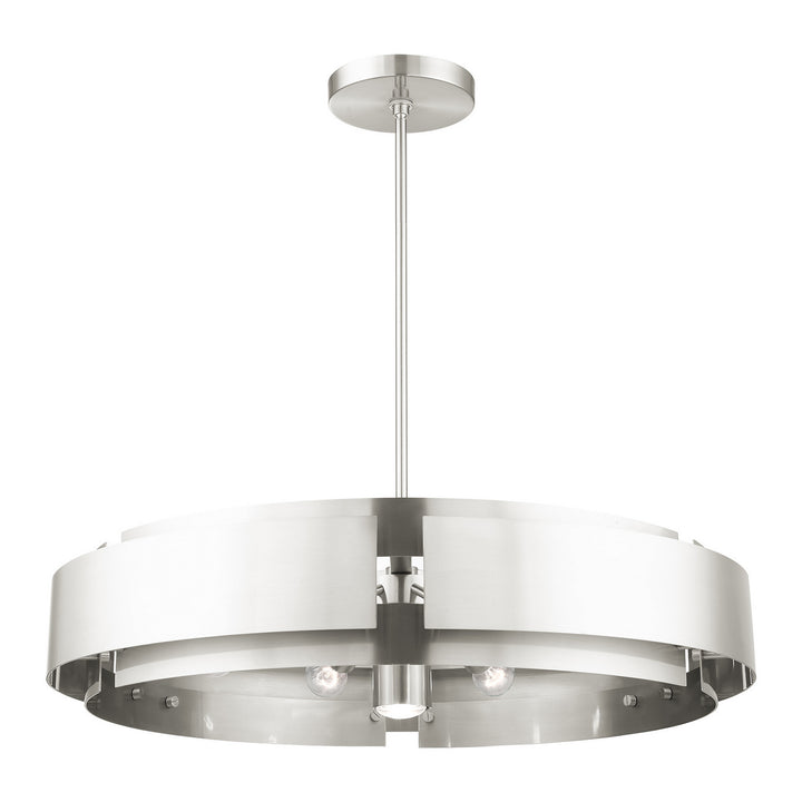 Livex Varick 49418-91 Pendant Light - Brushed Nickel