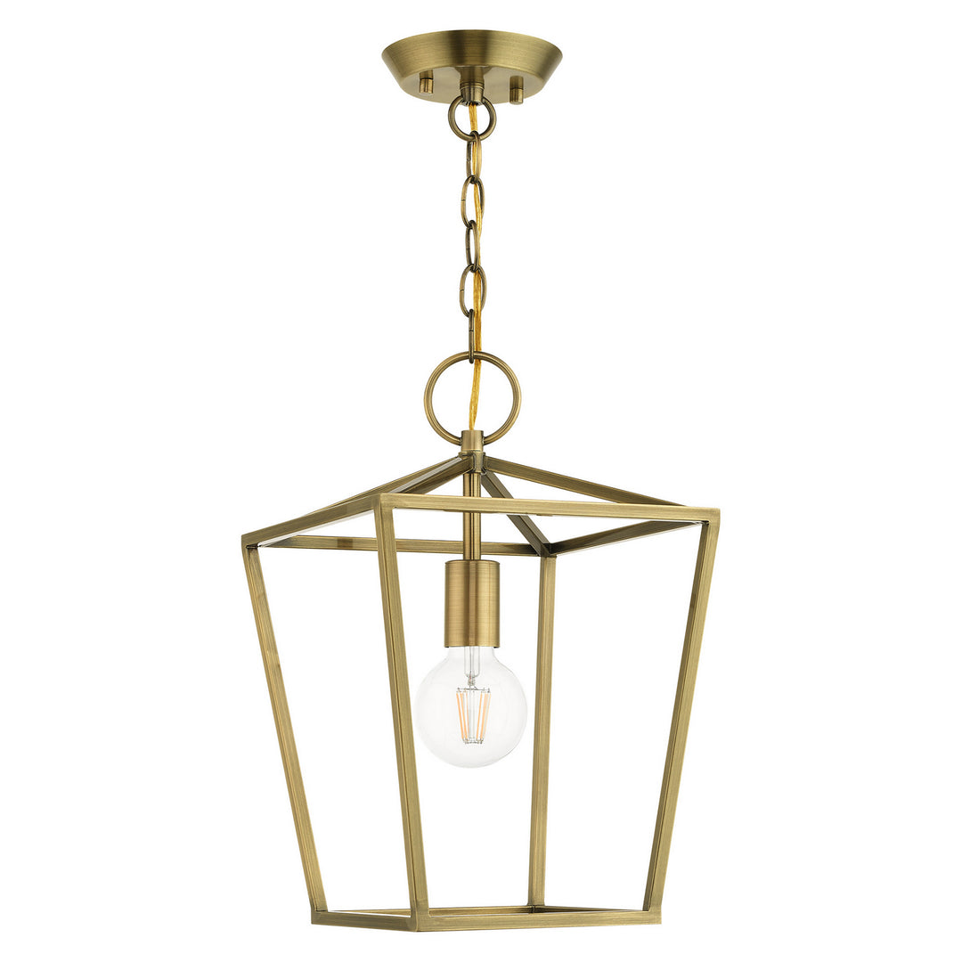 Livex Devone 49432-01 Ceiling Light - Antique Brass