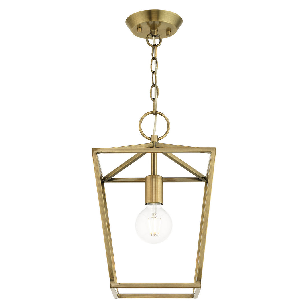 Livex Devone 49432-01 Ceiling Light - Antique Brass