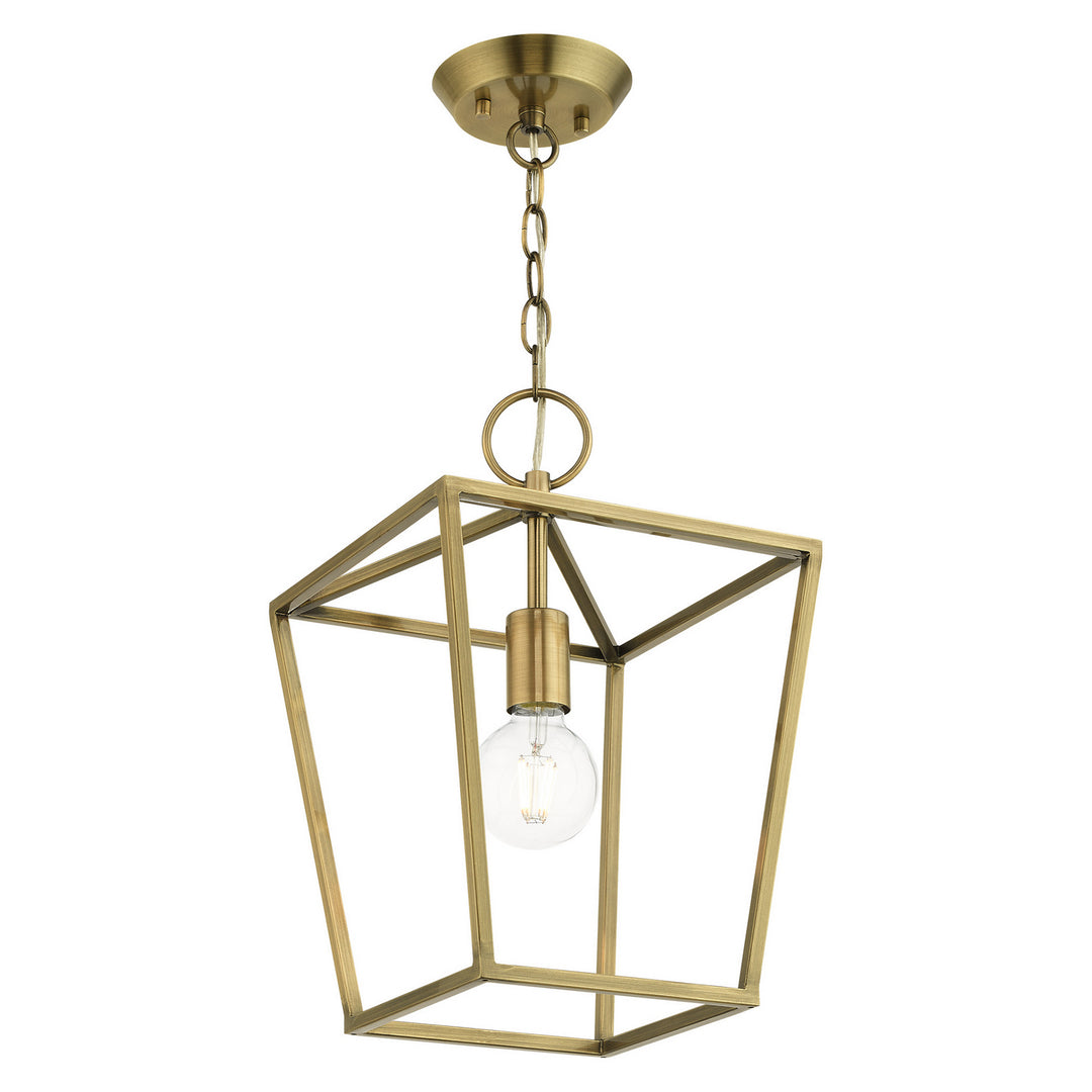 Livex Devone 49432-01 Ceiling Light - Antique Brass