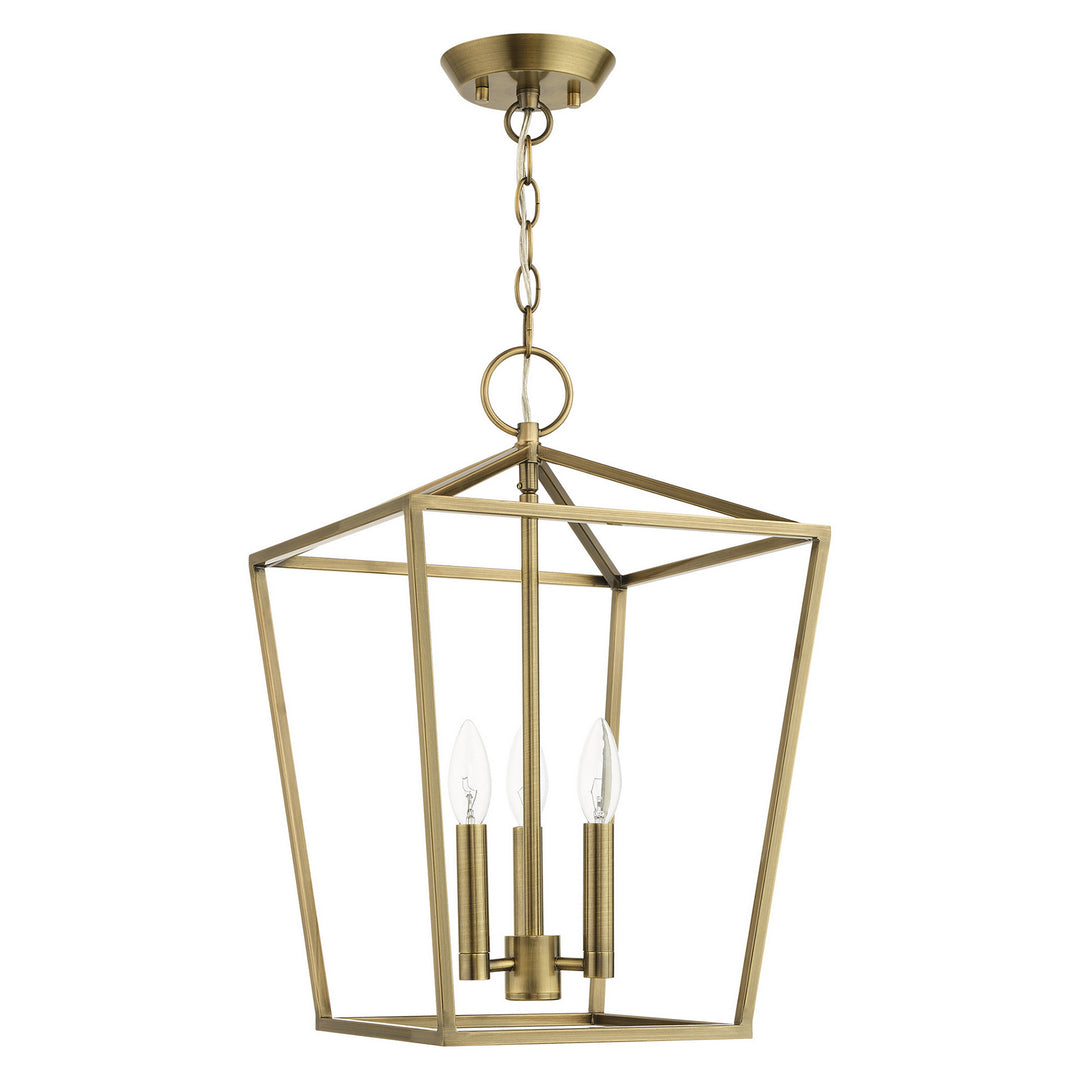 Livex Devone 49433-01 Ceiling Light - Antique Brass